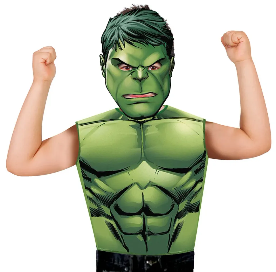 Rubies Hulk Partytime set bambino OS muscoli
