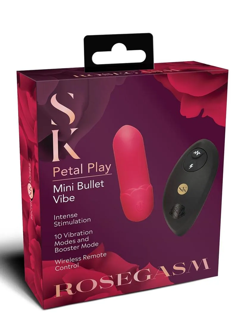 Pleasure Wigs Petal Play mini vibratore bullet telecomando