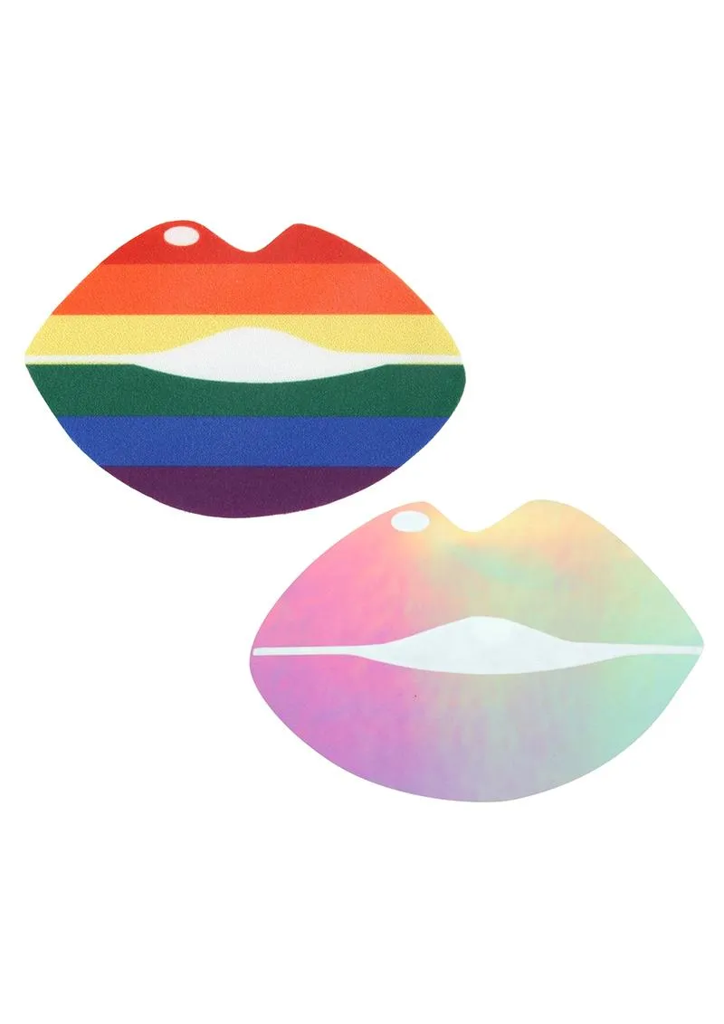 Pleasure Wigs Peekaboos Pasties Pride Lips Copricapezzoli