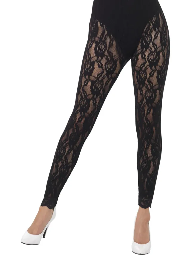 Rubies Leggings Anni 80 accessorio fluo festa taglia unica