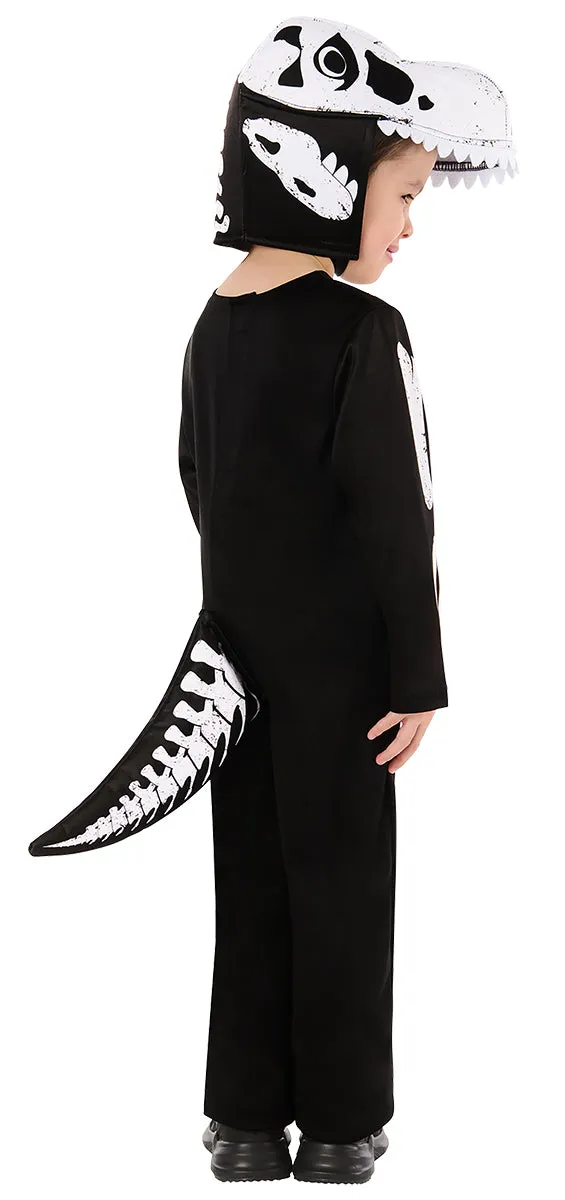 Rubies Dino Scheletro costume bimbo 2T XXS XS