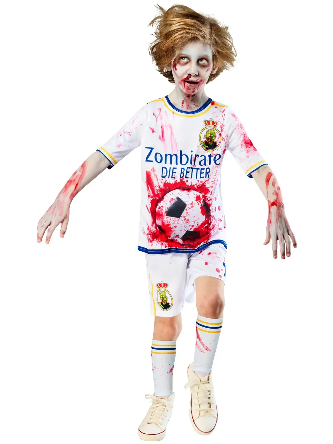 Rubies Zombie Rottenaldo Costume bambino S M L calcio