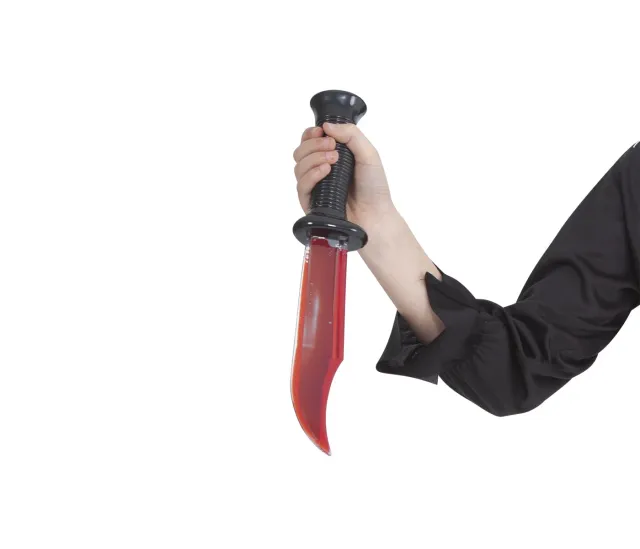 Rubies coltello sangue 33 cm accessorio Halloween taglia unica