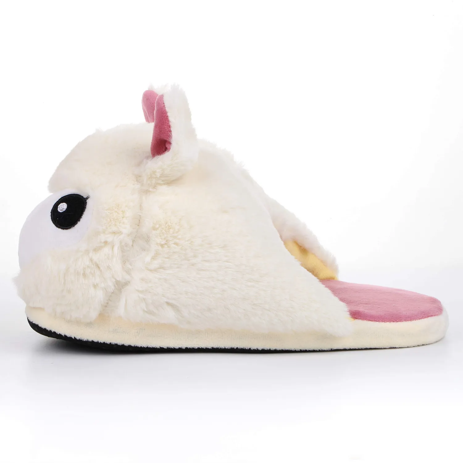 Katara Lama pantofole 36-44 aperte in peluche morbido