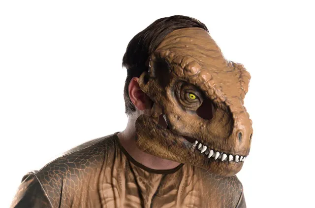 Rubies T-Rex Jurassic World Maschera Adulto Rimovibile