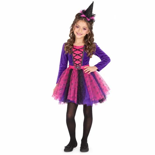 Rubies Miss Strega Arañitas Costume Bambina Nero