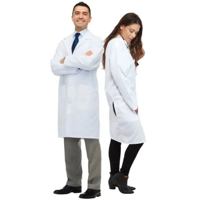 Dress Up America Camice Laboratorio Medico Adulti bianco taglia S