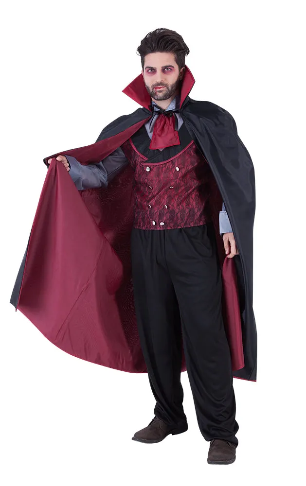 Rubies Mr. Vampiro mantello adulto MST Halloween