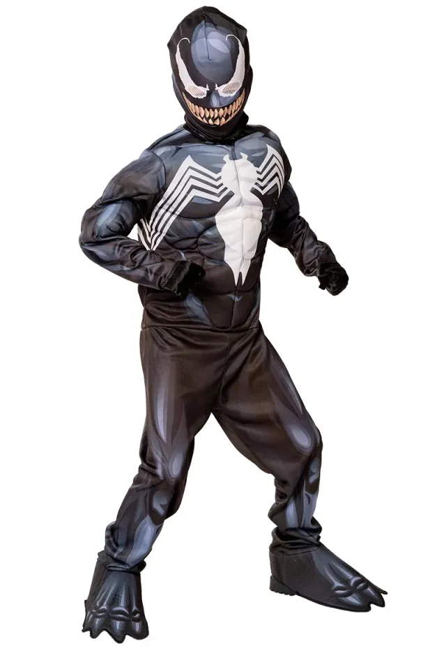 Rubies Venom Deluxe costume bambino imbottito maschera