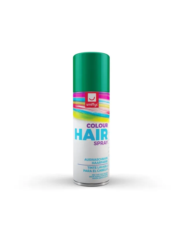 Smiffys Spray Capelli Verde 125 ml Temporaneo
