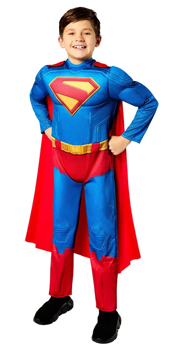 Rubies Superman Movie Deluxe costume bambino muscoloso