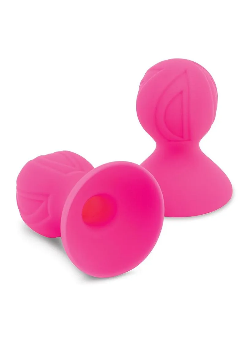 Pleasure Wigs Size Up ventose capezzoli XL rosa silicone