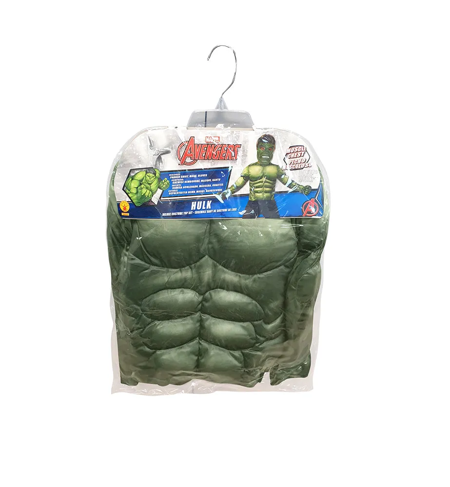 Rubies Hulk Deluxe costume bambino OS torace muscoloso