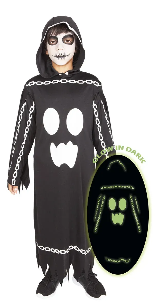 Rubies Glow in Dark costume fantasma bambino fosforescente