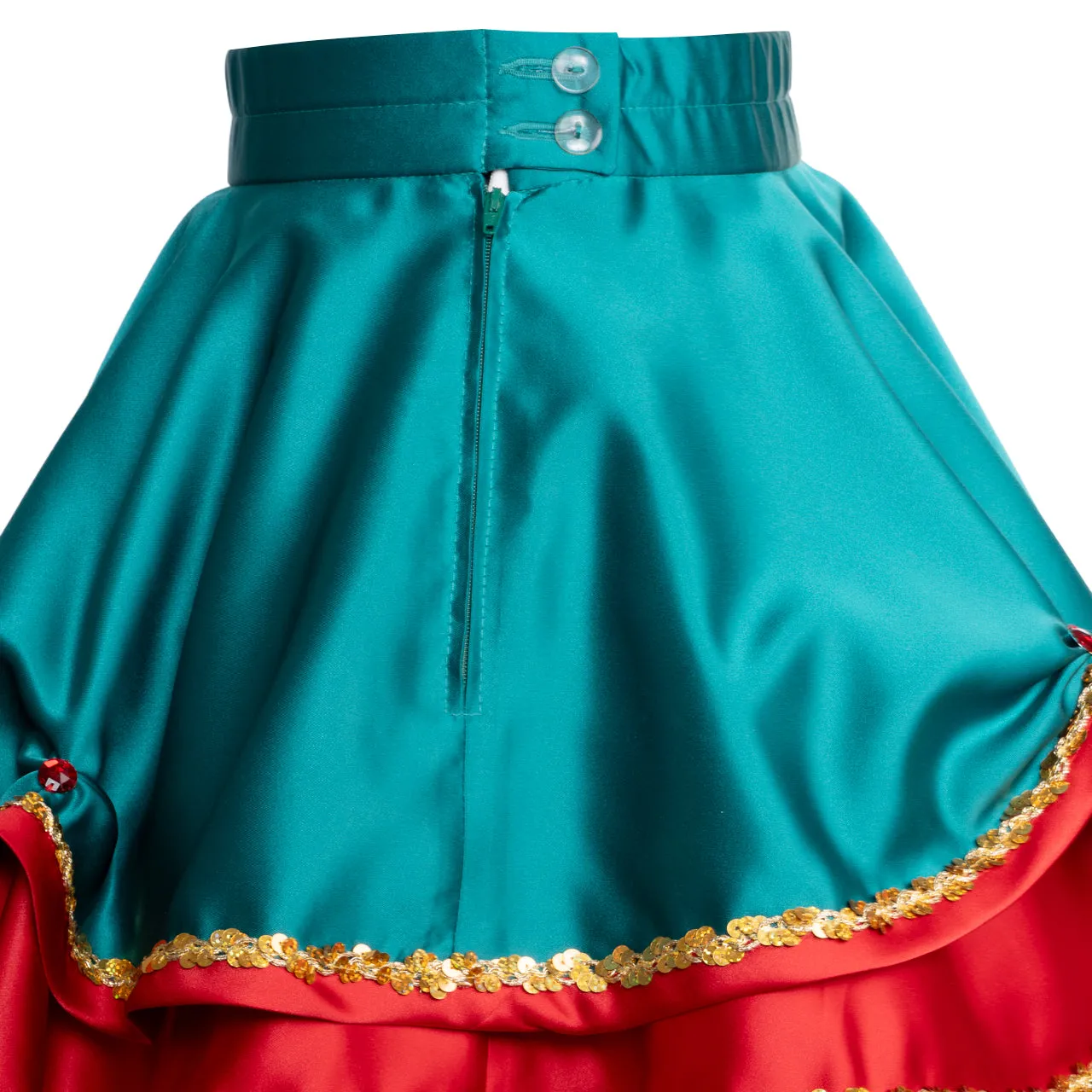 Altenburg Guard abito da guardia verde-rosso paillettes oro