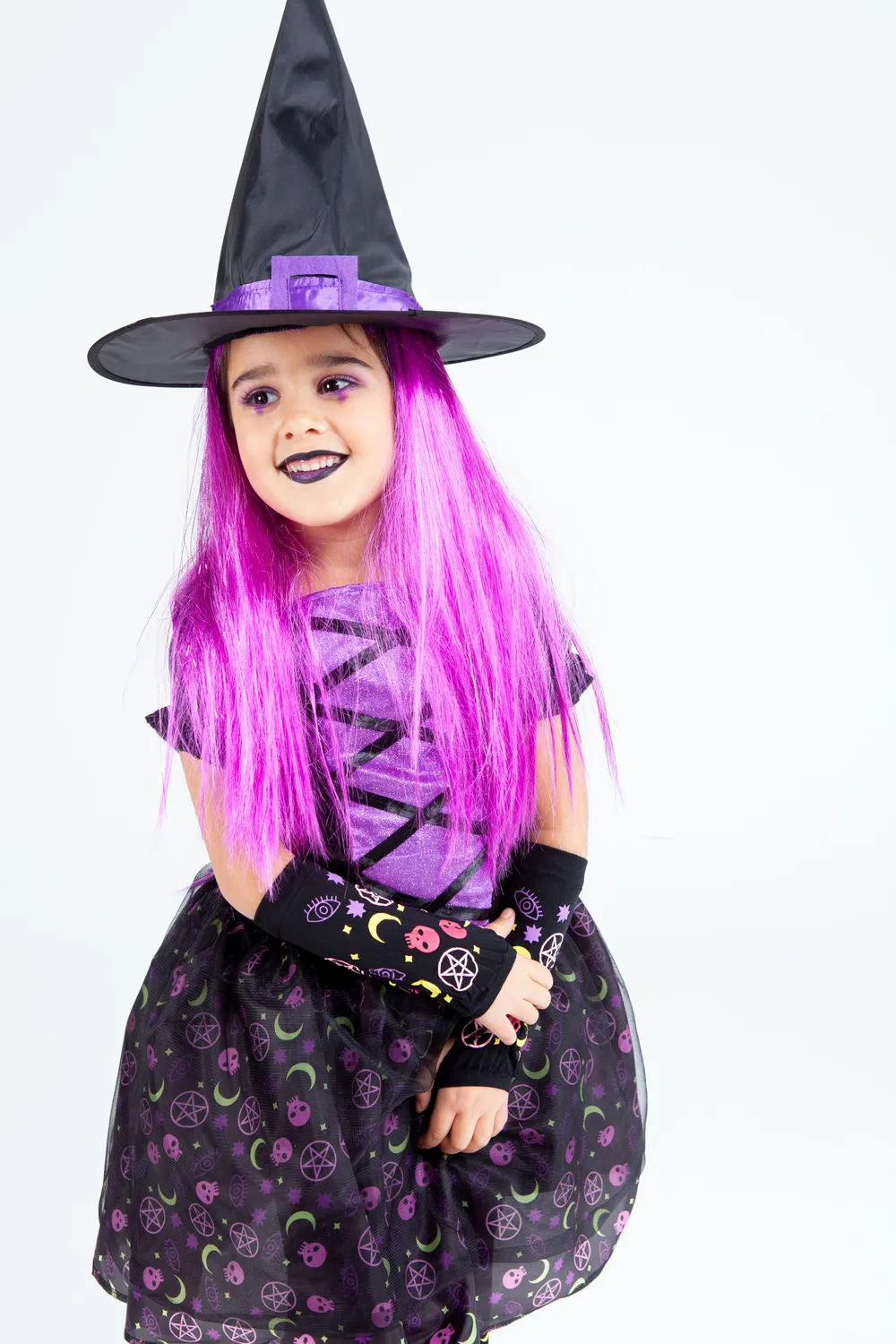 Rubies Moonlight Purple costume strega bambina M L
