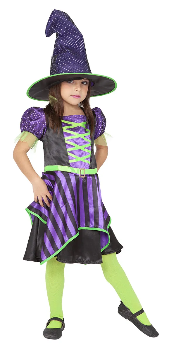 Rubies Bruji Cuqui costume bambina XS strega viola