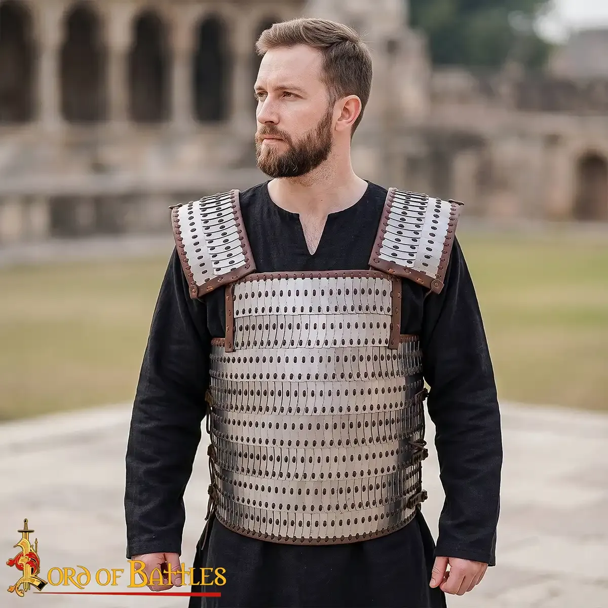 Medieworld Steel Lamellar Armor 20 Gauge armatura acciaio