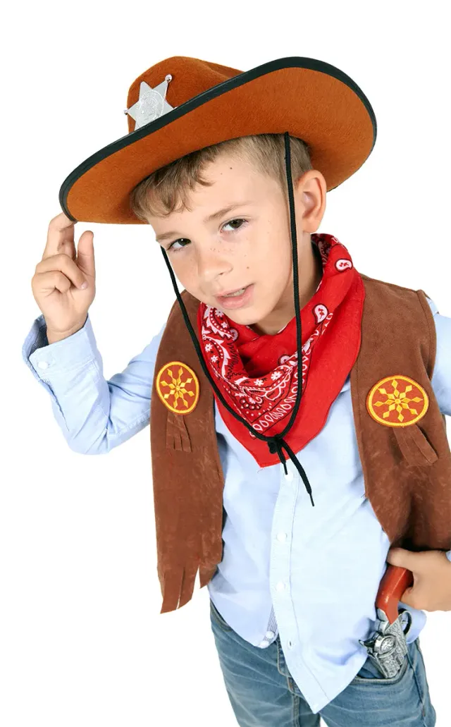 Rubies Cowboy kit costume bambino OS completo