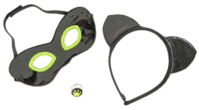 Rubies Cat Noir set accessori verde campanello OS