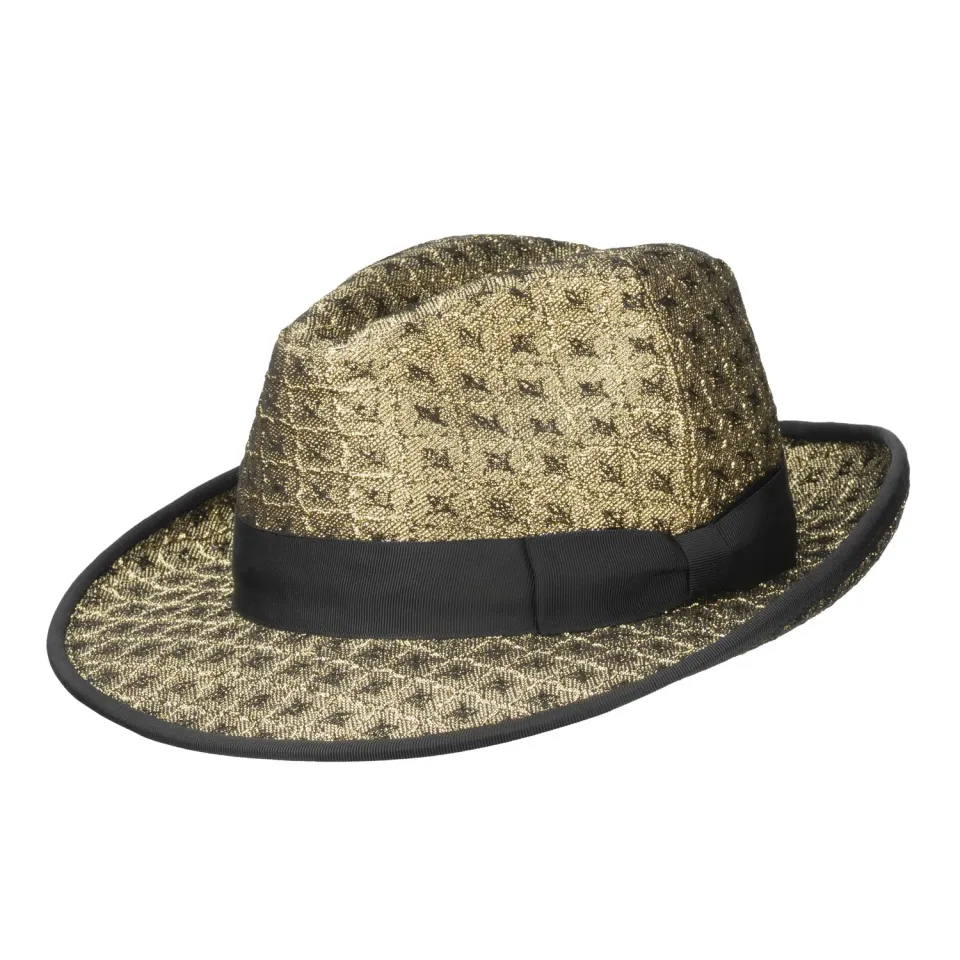 Altenburg Golden Fedora Showtime cappello oro misura 56