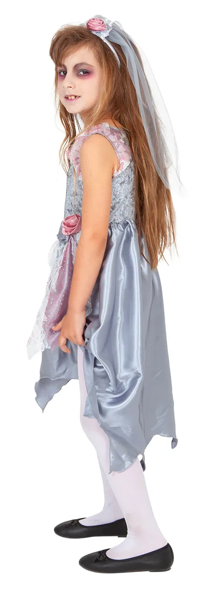 Rubies Sposa Fantasma costume bambina Inf velo bianco