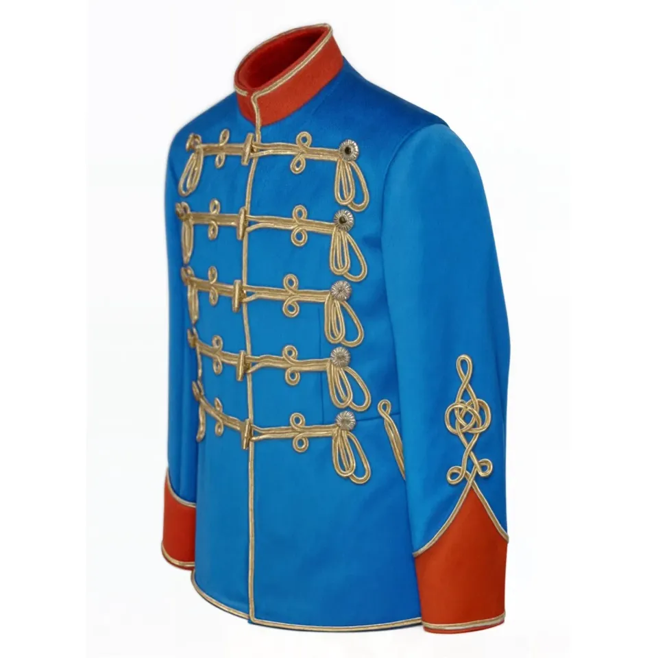 Altenburg uniforme ussaro dolman blu rosso