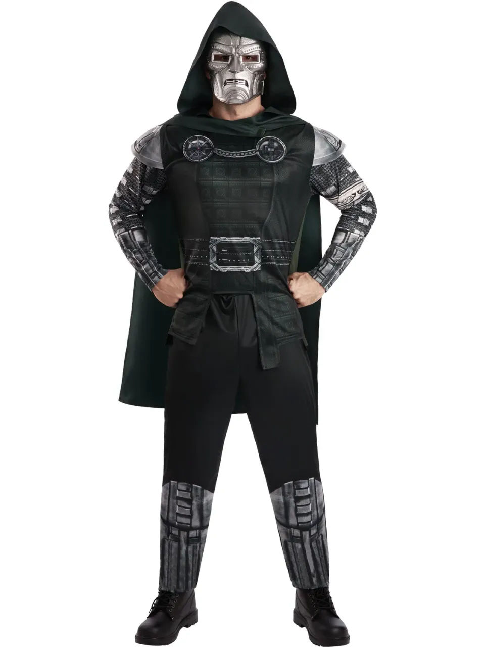 Rubies Dr Doom Deluxe costume adulto Marvel con mantello