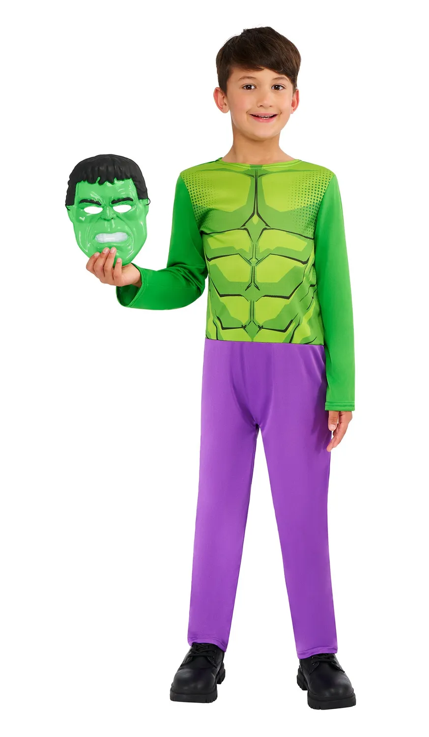 Rubies Hulk Opp costume bambino tuta muscolosa