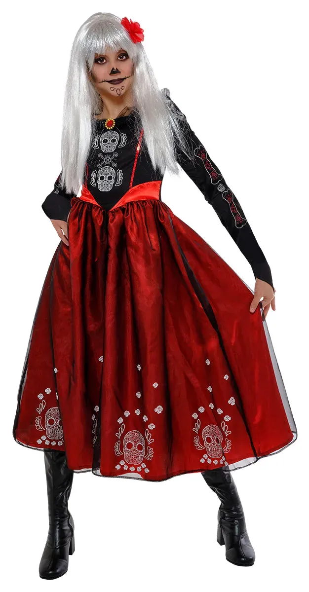 Rubies Principessa dei Morti costume bambina Catrina Giorno Morti