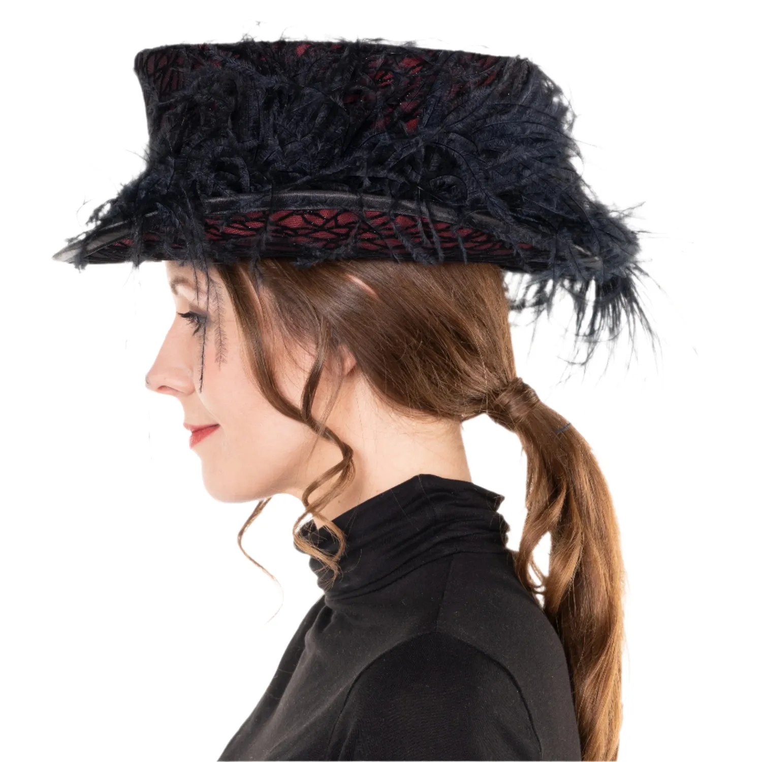 Altenburg cilindro equitazione donna taffetà bordeaux 59