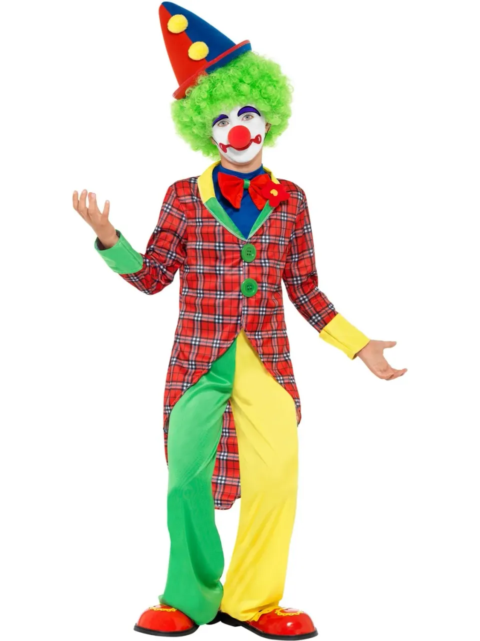Rubies Clown costume bambino con tuta colorata