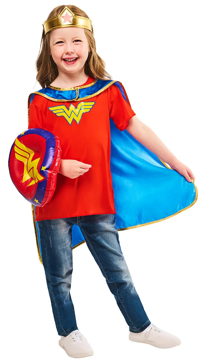 Rubies Wonder Woman kit costume bambina accessoriata