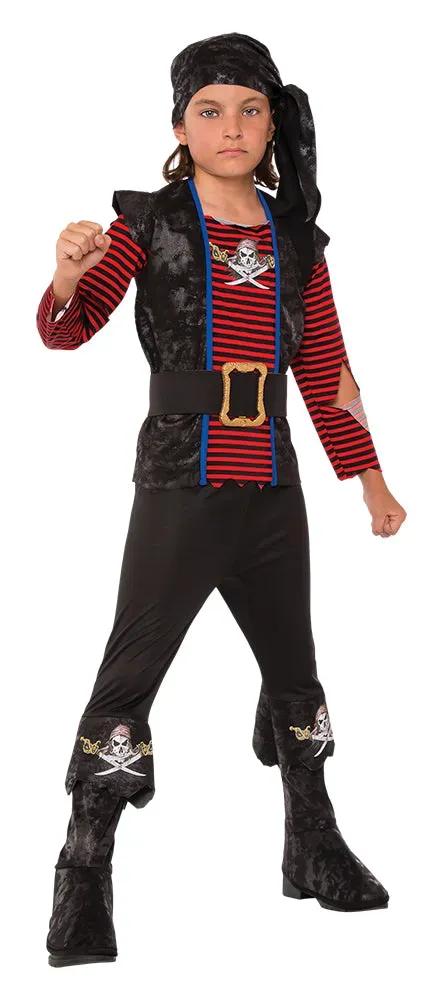 Rubies Bribon costume pirata bambino taglia S completo