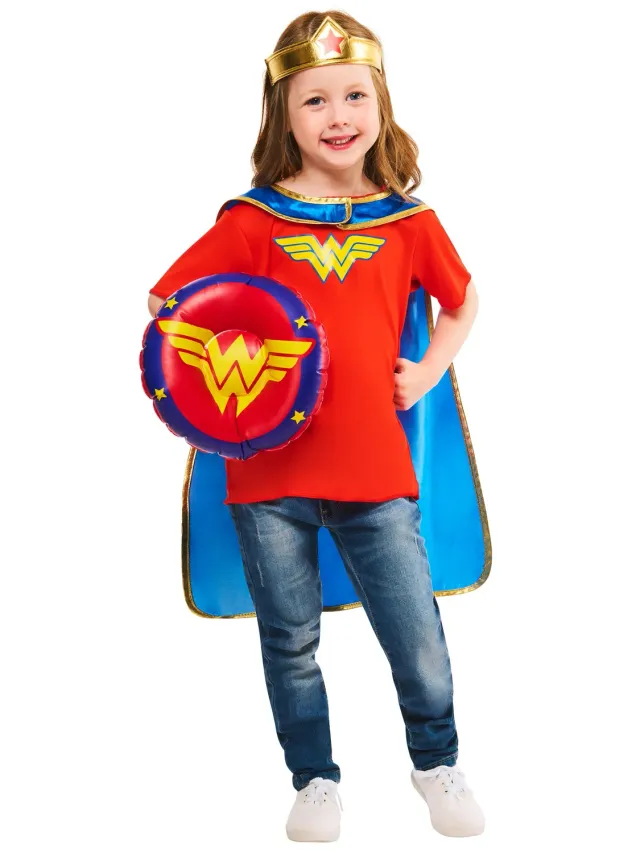 Rubies Wonder Woman kit costume bambina accessoriata