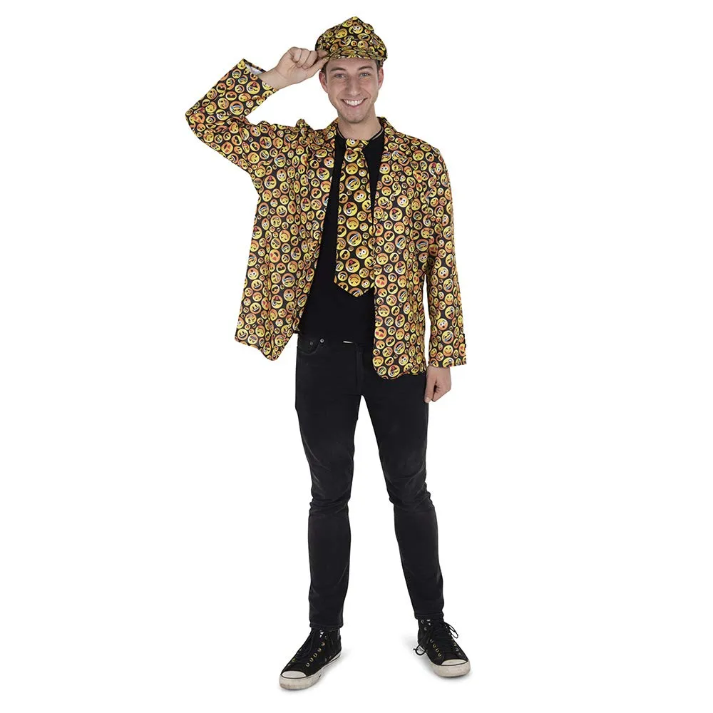 Dress Up America Emoji giacca adulto piccola assortita