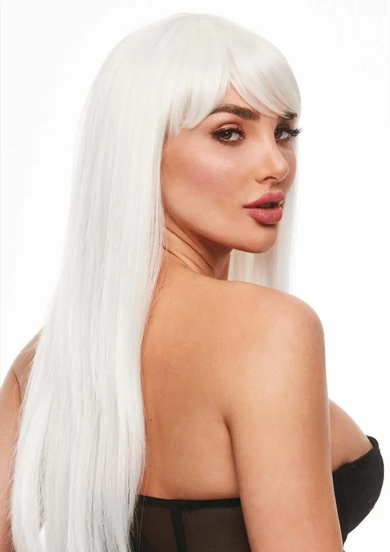 Pleasure Wigs Amber parrucca fosforescente glow bianco