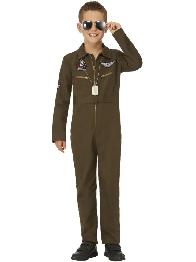 Rubies Top Gun costume bambino da pilota