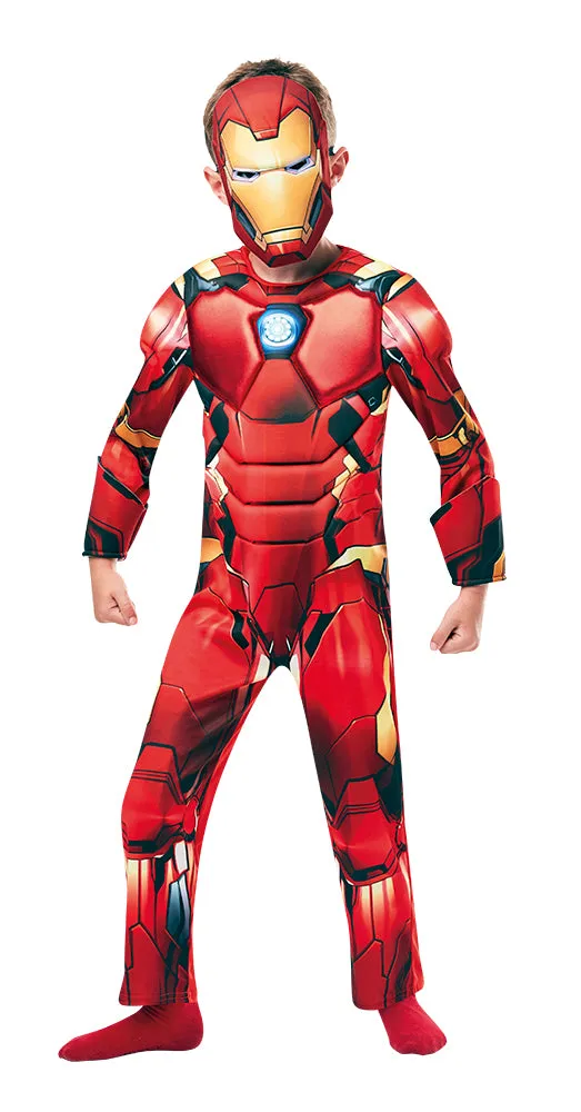 Rubies Iron Man Deluxe costume bambino imbottito