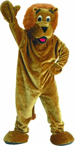 Dress Up America Leone costume mascotte adulto peluche