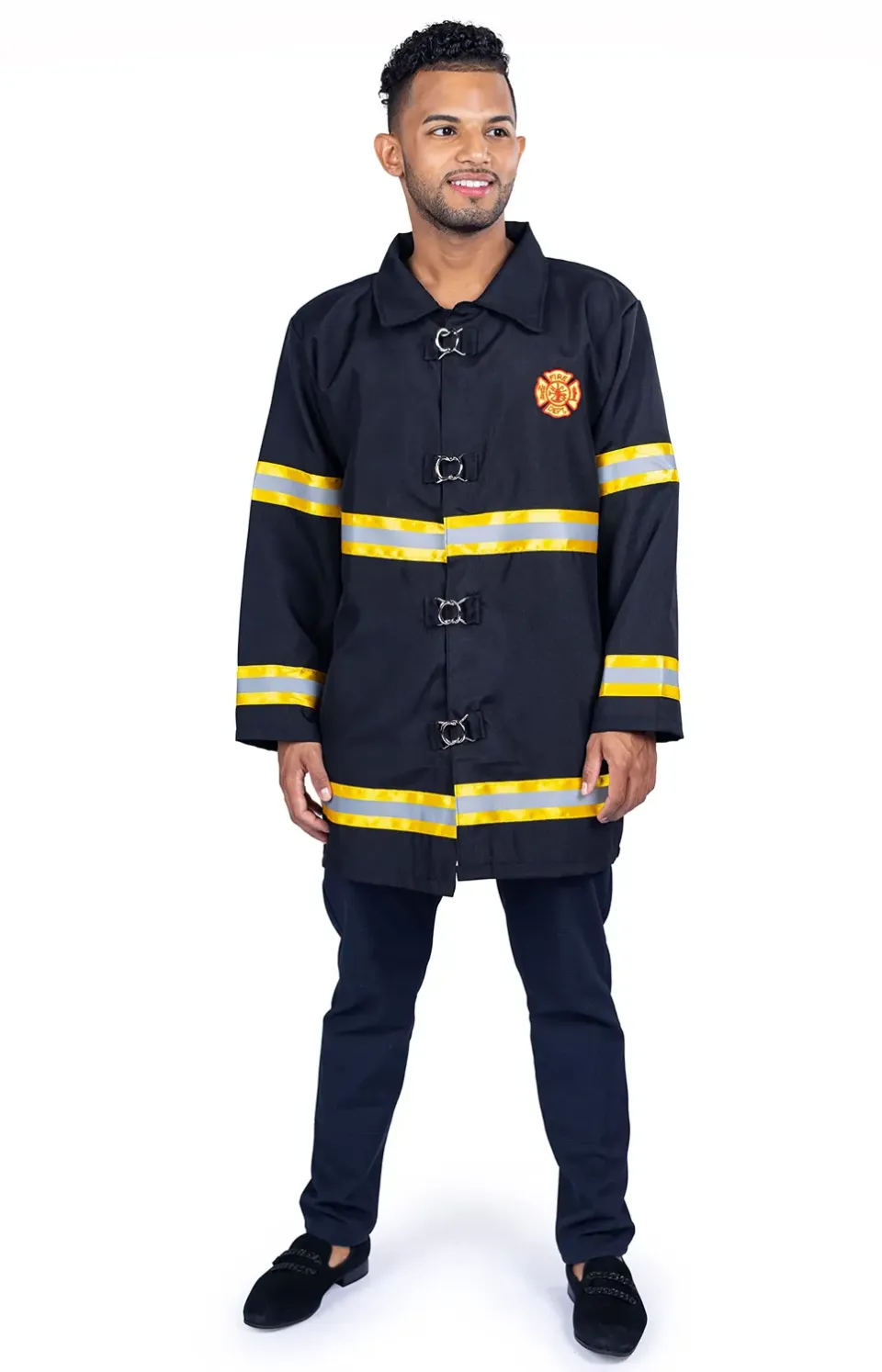 Dress Up America giacca pompiere adulto taglia unica
