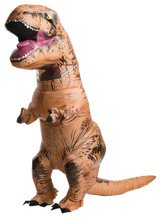Rubies T-Rex Gonfiabile Costume Adulto MST con Suono