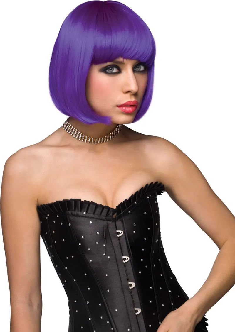 Pleasure Wigs Cici Parrucca Nera Sintetica Regolabile