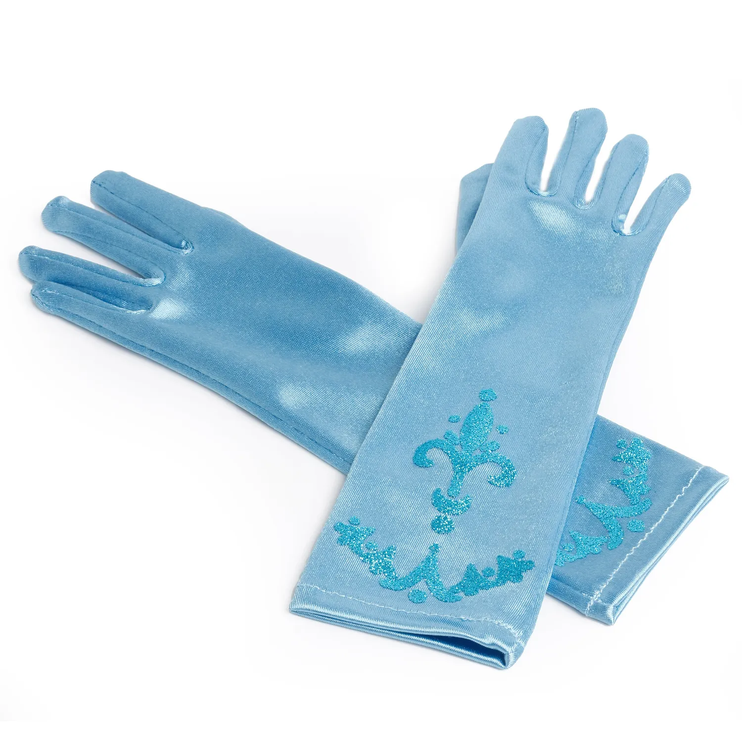 Katara 1098 guanti principessa bimba blu scuro