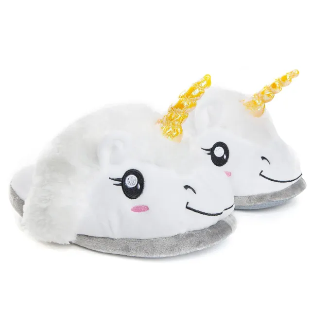 Katara 1695 Pantofole Unicorno Bianco Aperte 36-44 Peluche