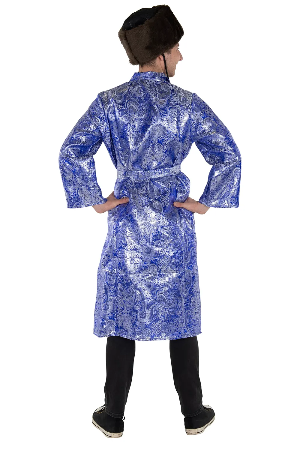 Dress Up America Cappotto Blu Rabbino Adulto Bekishe