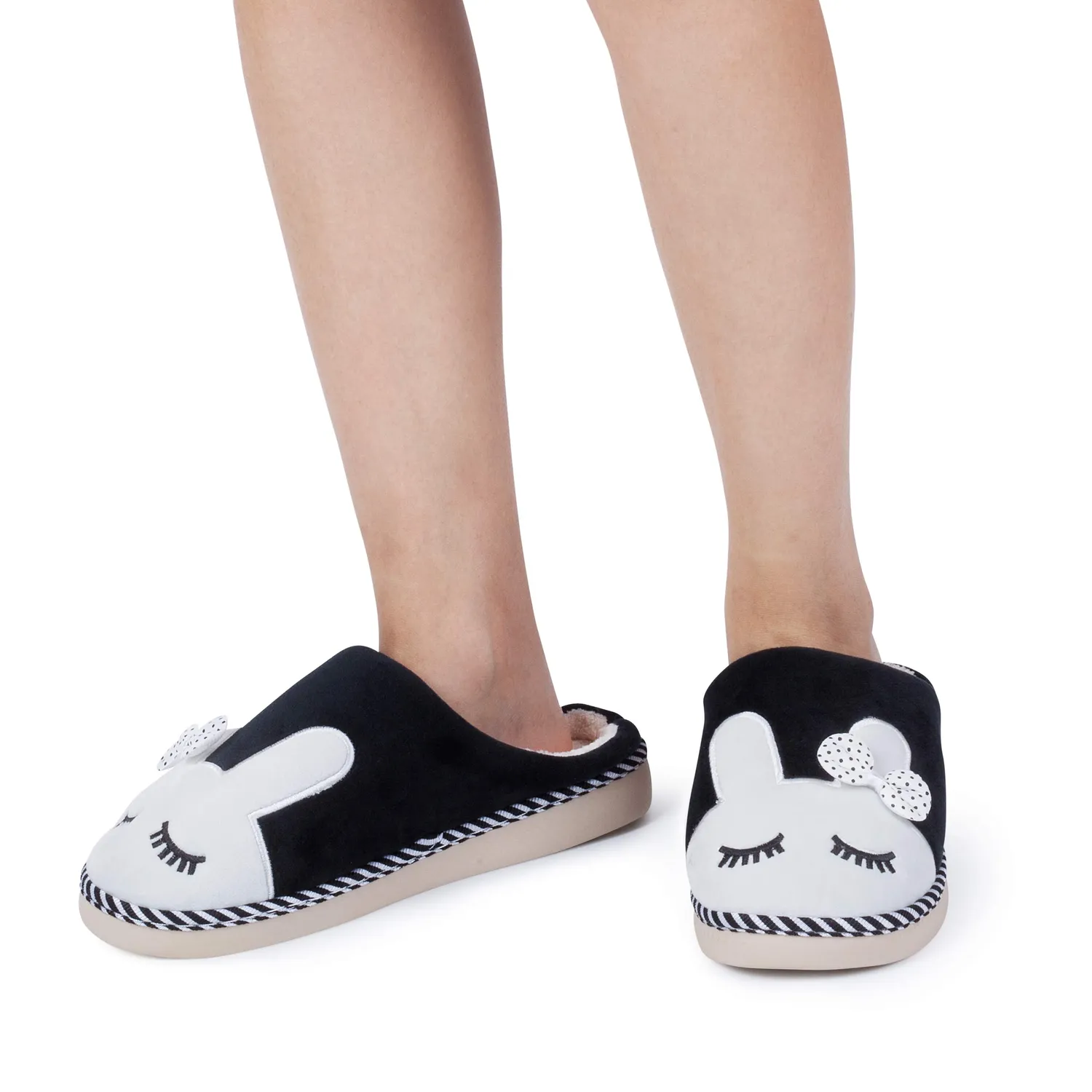 Katara Pantofole Orsetto peluche nero EU 39/40 unisex