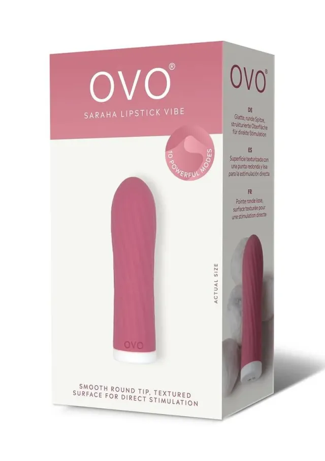 OVO Saraha Vibratore Rossatto Rosso Ricaricabile USB
