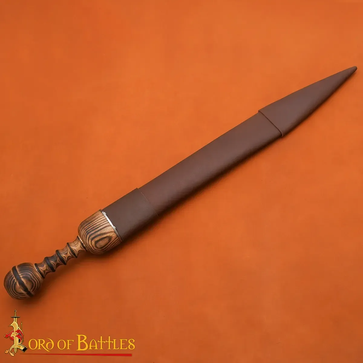 Medieworld Roman Gladius spada acciaio EN45