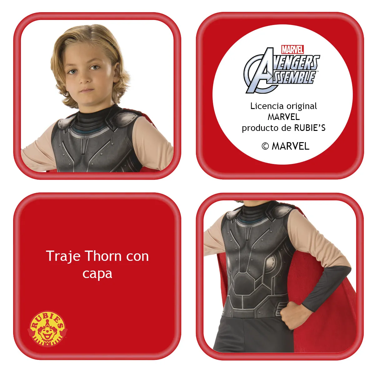 Rubies Thor Opp Inf costume Marvel bambino martello